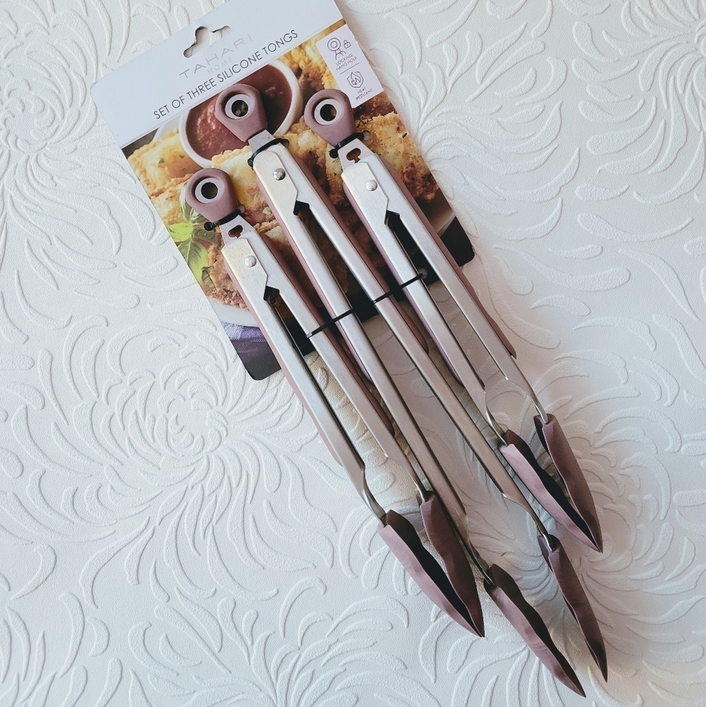 Tahari Tong Set Purple